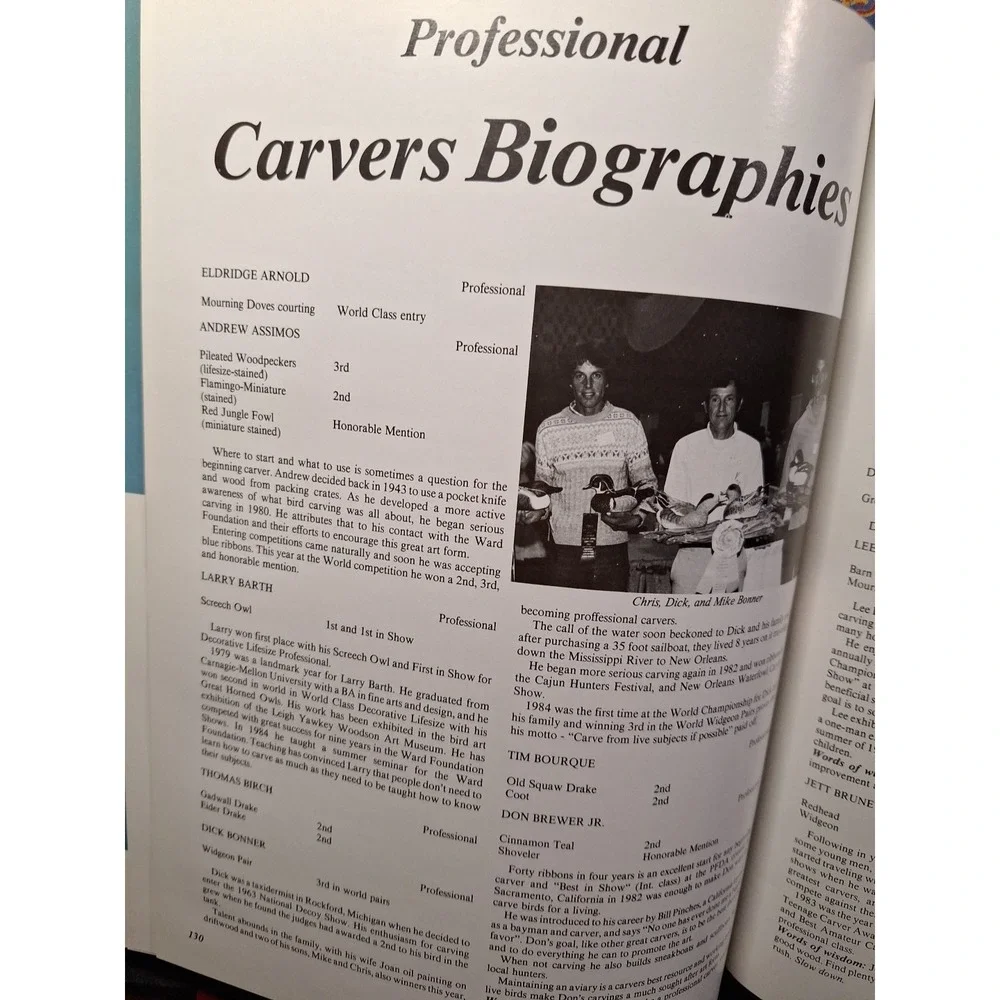 Championship Carving, Hardcover by Veasey, Tricia; Johnson, Tom, Like New‎